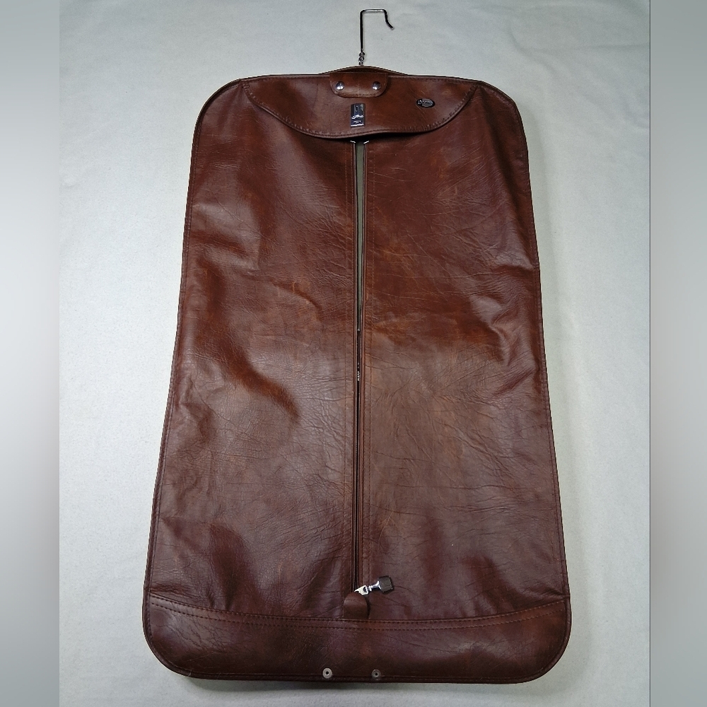 Dionite Brown Leather Garment Bag